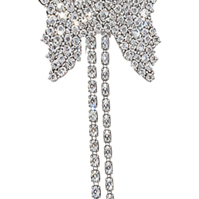 Butterfly Trail — Silver Tone: cropped detail 1 of the ornament from the supplied photograph; U-shaped clip excluded