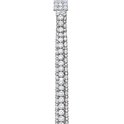 Silver Thread — Silver Tone: cropped detail 1 of the ornament from the supplied photograph; U-shaped clip excluded