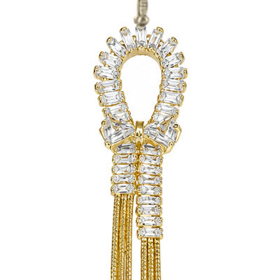 Golden Loop — Gold Tone: cropped detail 1 of the ornament from the supplied photograph; U-shaped clip excluded