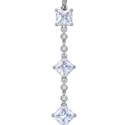 Silver Starlight — Silver Tone: cropped detail 1 of the ornament from the supplied photograph; U-shaped clip excluded